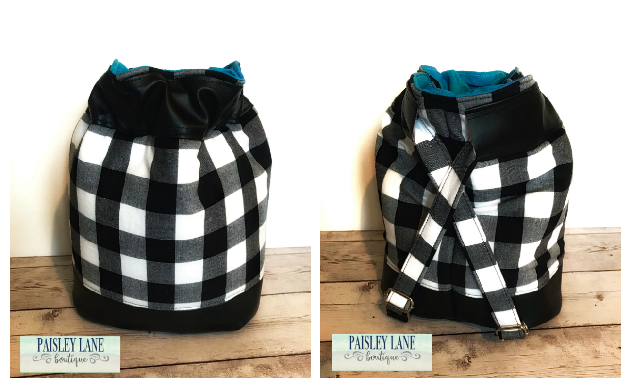 The Duffel Backpack made by Kristi of Paisley Lane Boutique