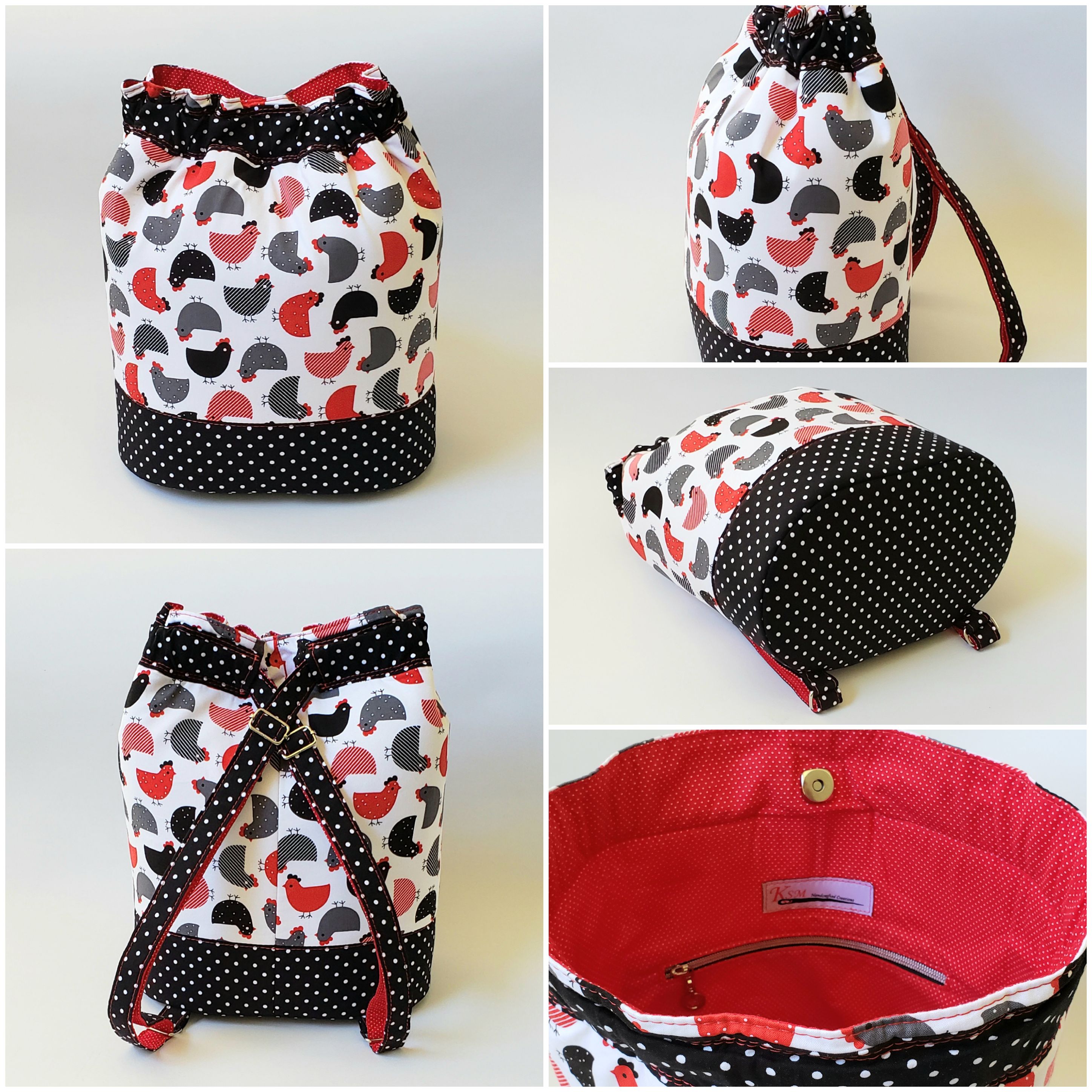 The Duffel Backpack made by Susan of KSM Creations
