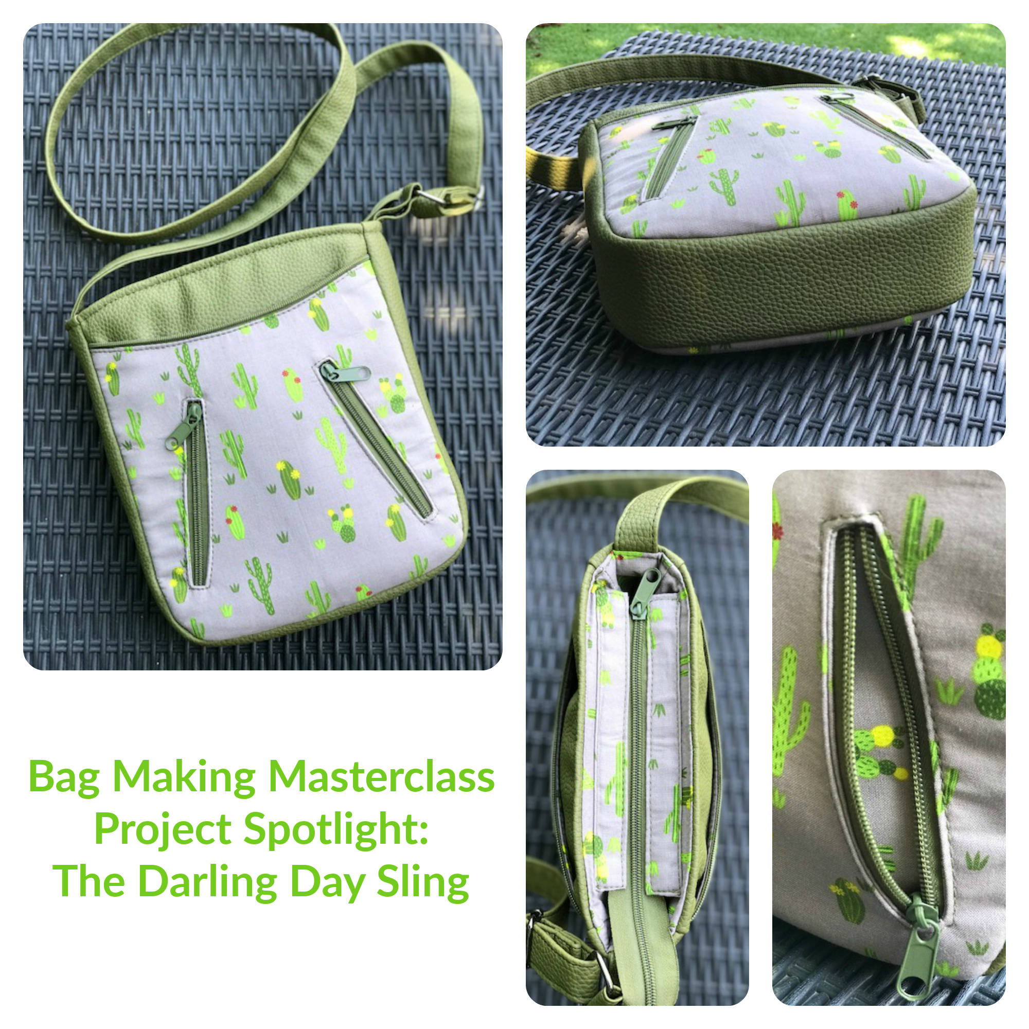 The Darling Day Sling from The Complete Bag Making Masterclass
